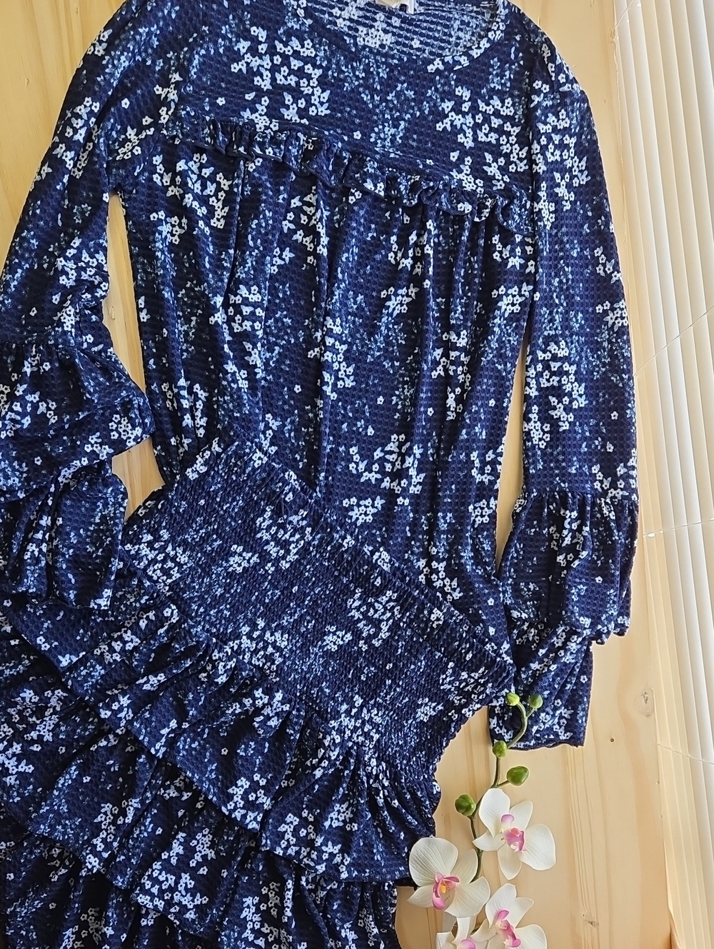 MICHAEL Michael Kors Navy and White Floral 2 Pieces